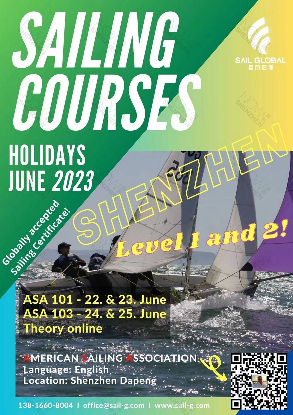 Sailing Courses in June 23 Holidays by Sail Global Dapeng Things to do in Shenzhen, China